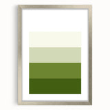 St. Patrick’s Day Wall Art - Minimalist Irish Green Gradient Print