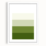 St. Patrick’s Day Wall Art - Minimalist Irish Green Gradient Print