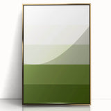 St. Patrick’s Day Wall Art - Minimalist Irish Green Gradient Print