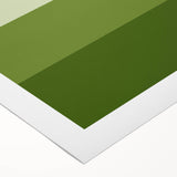 St. Patrick’s Day Wall Art - Minimalist Irish Green Gradient Print