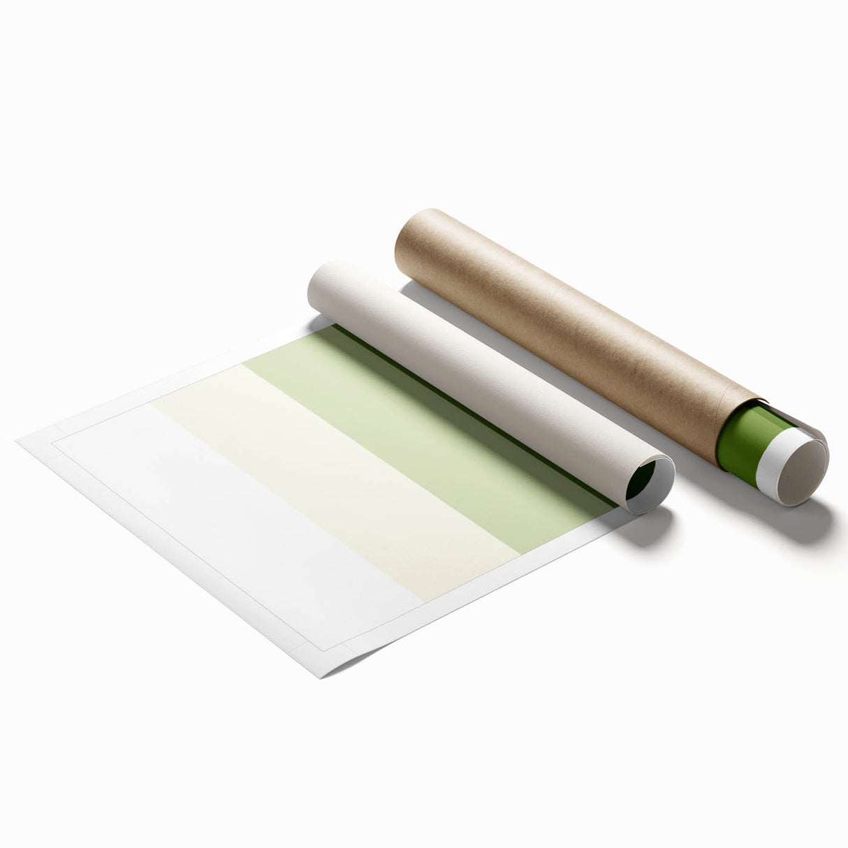 St. Patrick’s Day Wall Art - Minimalist Irish Green Gradient Print