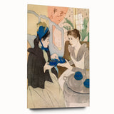 Afternoon Tea Party - Elegant Social Scene by Mary Cassatt