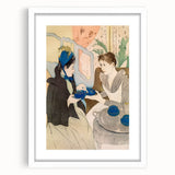 Afternoon Tea Party - Elegant Social Scene by Mary Cassatt