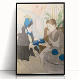 Afternoon Tea Party - Elegant Social Scene by Mary Cassatt