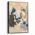 Afternoon Tea Party - Elegant Social Scene by Mary Cassatt