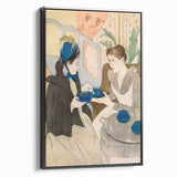 Afternoon Tea Party - Elegant Social Scene by Mary Cassatt