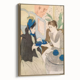 Afternoon Tea Party - Elegant Social Scene by Mary Cassatt