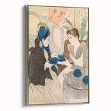 Afternoon Tea Party - Elegant Social Scene by Mary Cassatt