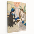 Afternoon Tea Party - Elegant Social Scene by Mary Cassatt