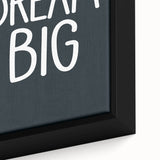 Dream Big - Boys Room Wall Art Kids Bedroom Decor