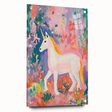 Magical Unicorn Nursery Wall Art – Acrylic Glass Art for Kids