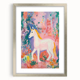 Magical Unicorn Nursery Wall Art – Acrylic Glass Art for Kids