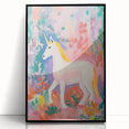 Magical Unicorn Nursery Wall Art – Acrylic Glass Art for Kids