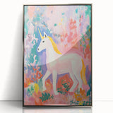 Magical Unicorn Nursery Wall Art – Acrylic Glass Art for Kids