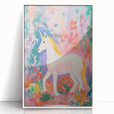 Magical Unicorn Nursery Wall Art – Acrylic Glass Art for Kids