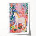 Magical Unicorn Nursery Wall Art – Acrylic Glass Art for Kids