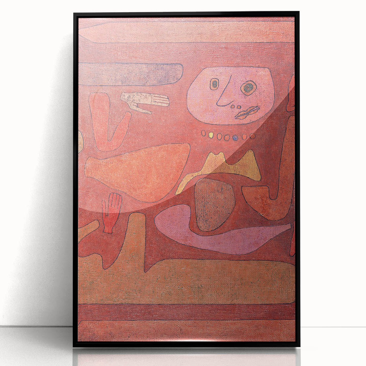 Abstract Expressionist Art - Vibrant Modern Print 'The Man of Confusion