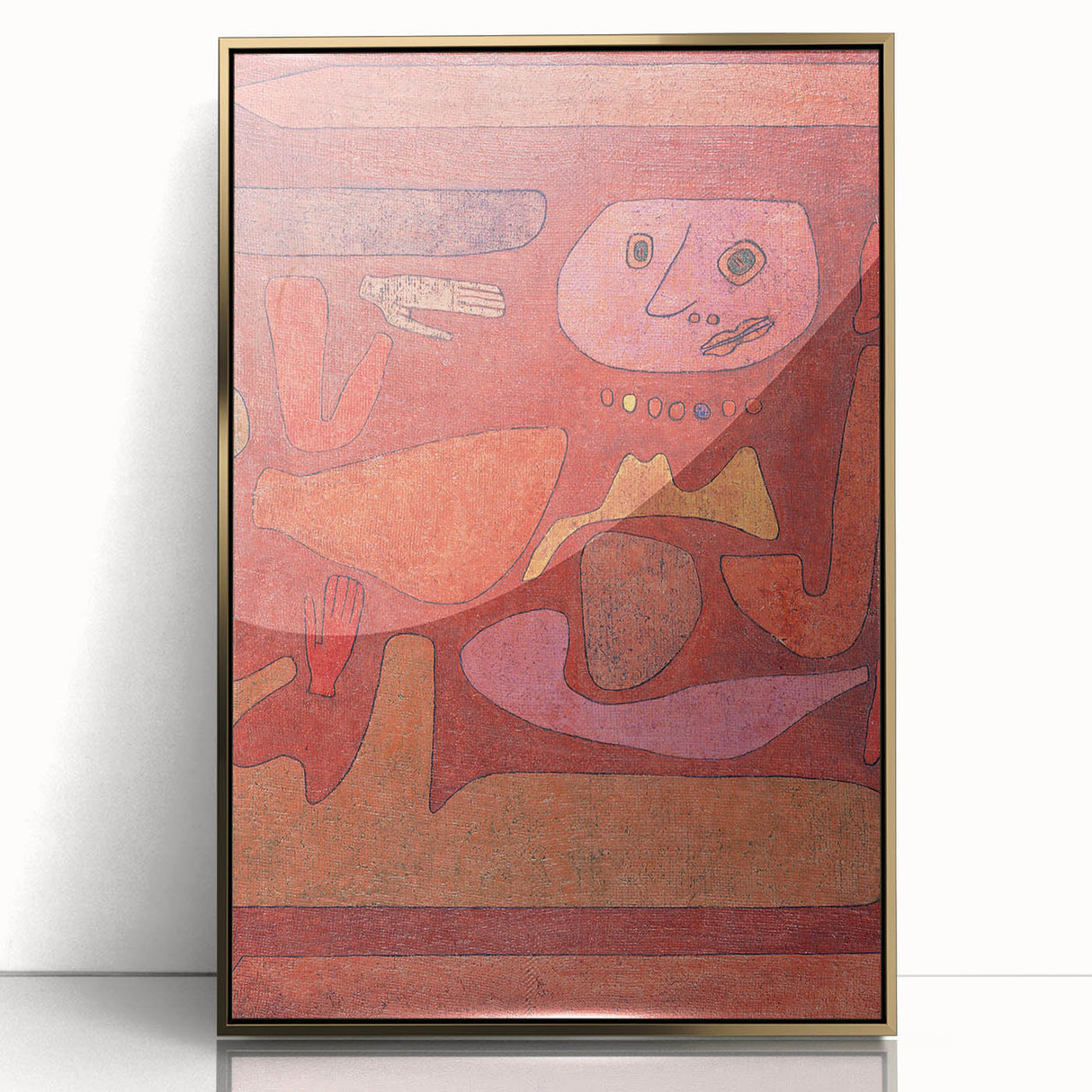 Abstract Expressionist Art - Vibrant Modern Print 'The Man of Confusion
