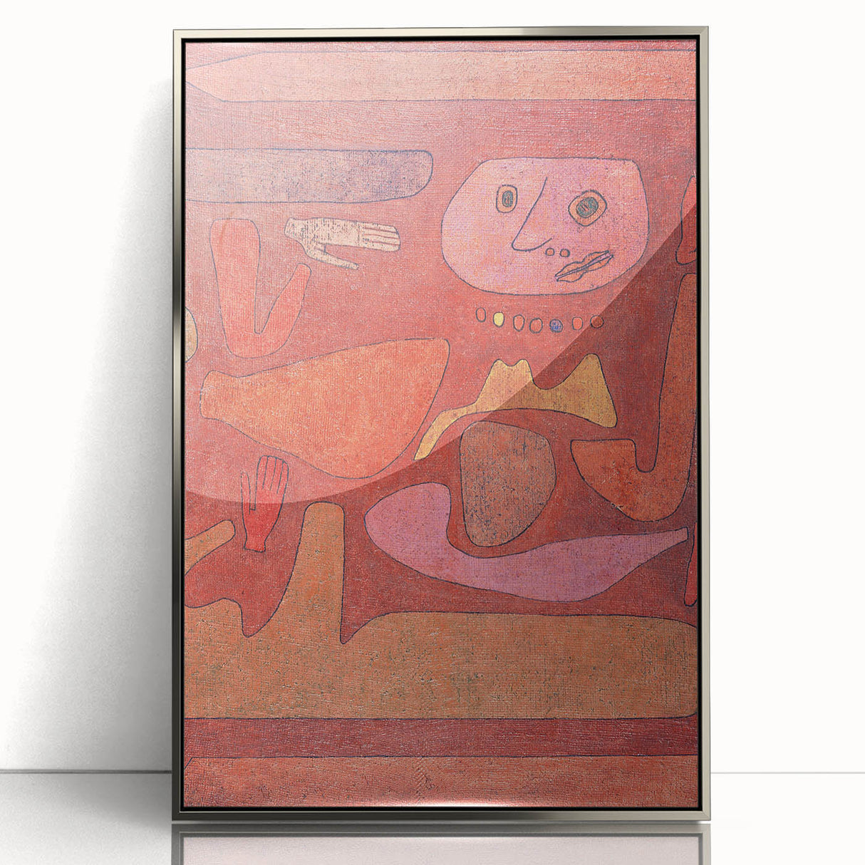 Abstract Expressionist Art - Vibrant Modern Print 'The Man of Confusion