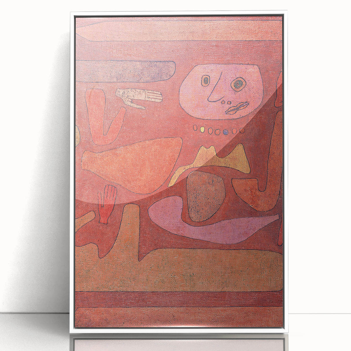 Abstract Expressionist Art - Vibrant Modern Print 'The Man of Confusion