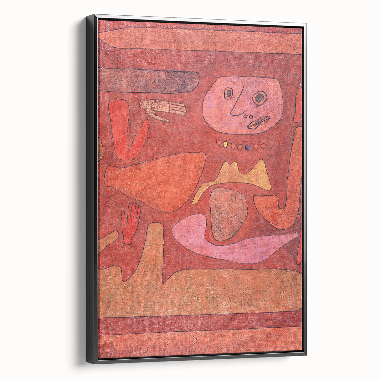 Abstract Expressionist Art - Vibrant Modern Print 'The Man of Confusion