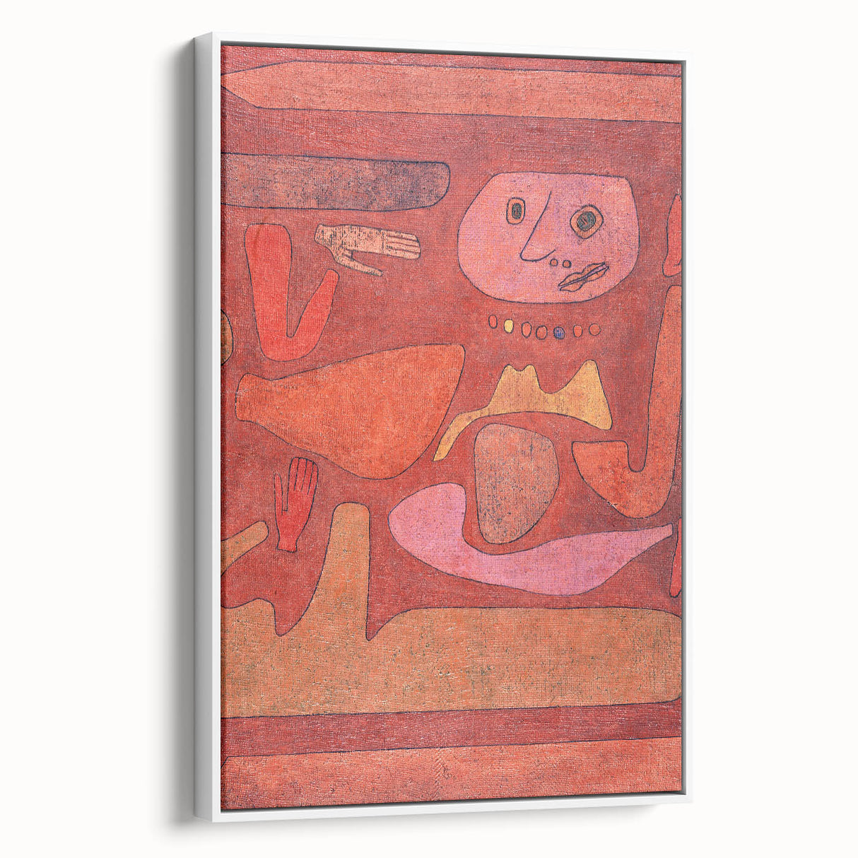 Abstract Expressionist Art - Vibrant Modern Print 'The Man of Confusion