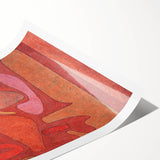 Abstract Expressionist Art - Vibrant Modern Print 'The Man of Confusion