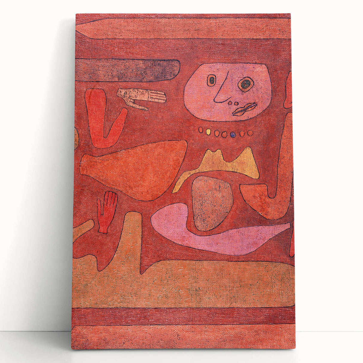 Abstract Expressionist Art - Vibrant Modern Print 'The Man of Confusion