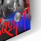 Basquiat x Warhol Pop Art Wall Art – Boxing Graffiti Canvas Print