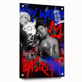Basquiat x Warhol Pop Art Wall Art – Boxing Graffiti Canvas Print