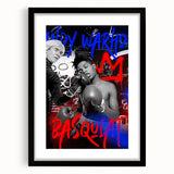 Basquiat x Warhol Pop Art Wall Art – Boxing Graffiti Canvas Print