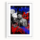 Basquiat x Warhol Pop Art Wall Art – Boxing Graffiti Canvas Print