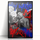 Basquiat x Warhol Pop Art Wall Art – Boxing Graffiti Canvas Print