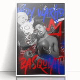 Basquiat x Warhol Pop Art Wall Art – Boxing Graffiti Canvas Print