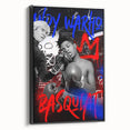 Basquiat x Warhol Pop Art Wall Art – Boxing Graffiti Canvas Print