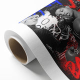 Basquiat x Warhol Pop Art Wall Art – Boxing Graffiti Canvas Print