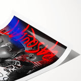 Basquiat x Warhol Pop Art Wall Art – Boxing Graffiti Canvas Print