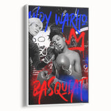 Basquiat x Warhol Pop Art Wall Art – Boxing Graffiti Canvas Print