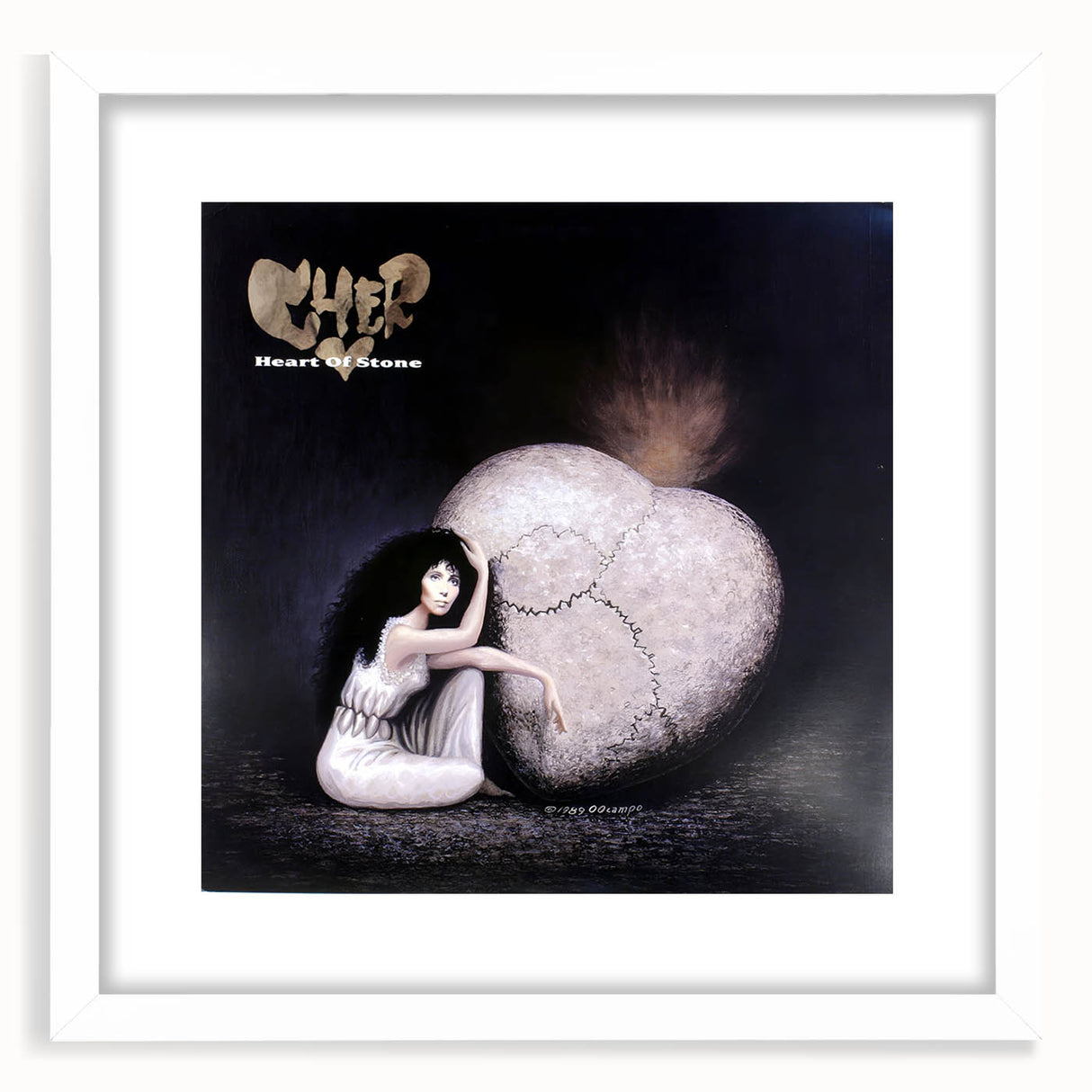 Retro Wall Art – Cher Heart of Stone Album Canvas Print