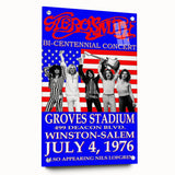Aerosmith Bi-Centennial Concert Retro Wall Art – Vintage Poster Print