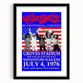 Aerosmith Bi-Centennial Concert Retro Wall Art – Vintage Poster Print