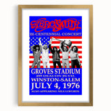 Aerosmith Bi-Centennial Concert Retro Wall Art – Vintage Poster Print