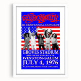 Aerosmith Bi-Centennial Concert Retro Wall Art – Vintage Poster Print