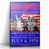 Aerosmith Bi-Centennial Concert Retro Wall Art – Vintage Poster Print