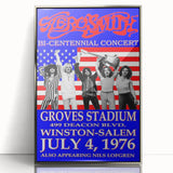 Aerosmith Bi-Centennial Concert Retro Wall Art – Vintage Poster Print