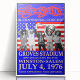 Aerosmith Bi-Centennial Concert Retro Wall Art – Vintage Poster Print