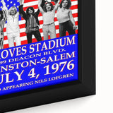 Aerosmith Bi-Centennial Concert Retro Wall Art – Vintage Poster Print