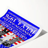 Aerosmith Bi-Centennial Concert Retro Wall Art – Vintage Poster Print