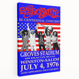 Aerosmith Bi-Centennial Concert Retro Wall Art – Vintage Poster Print