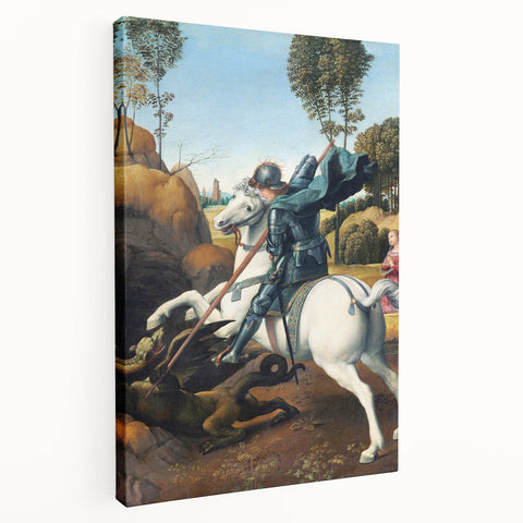 Renaissance Art Prints: Raphael's Saint George and the Dragon Decor